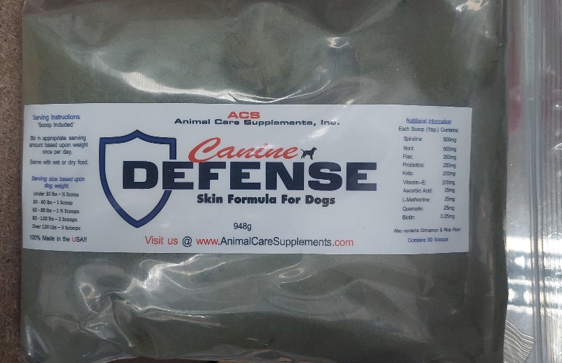 C Defense Large Refill Bag DOG - Canine DEFENSE Skin Formula - LARGE 270 Day Refill Bag - Image 1